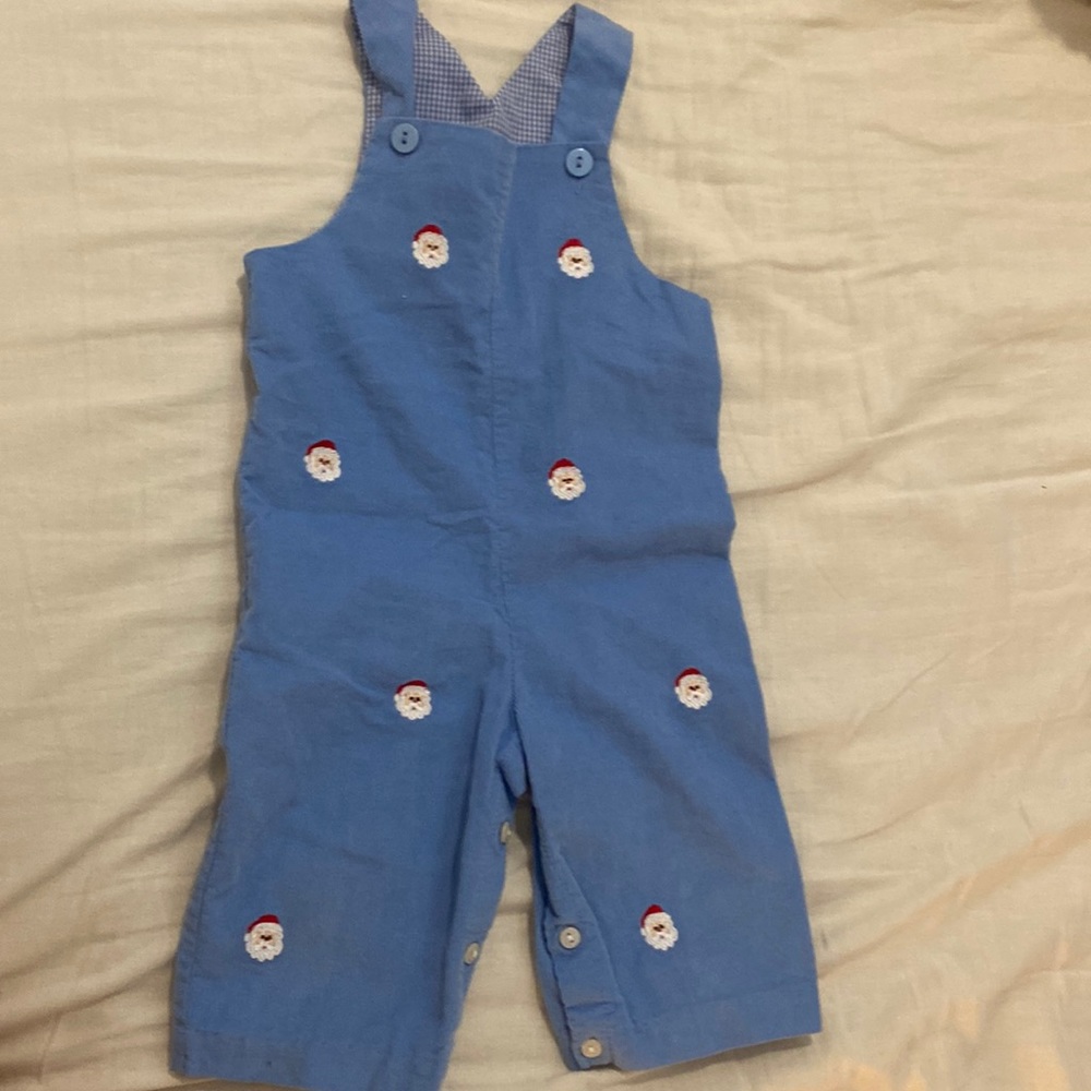 Boys Embroidered Santa Romper
